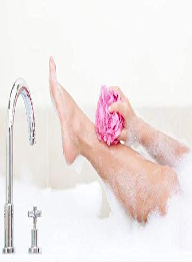 Tilak Venture® Pack of 2 Soft Bathing Body Cleansing Sponge Loofah Back Scrubber Spa Beauty Bath Accessories for Men and Women (Multicolor) - Image 3