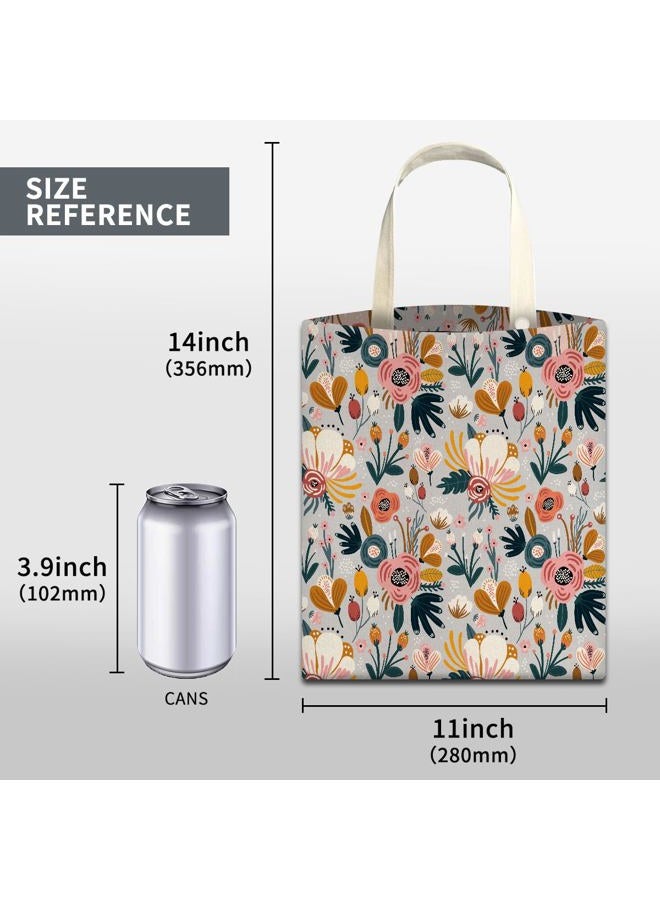 ABUIFDK Car Trash Can, Cute Car Trash Bag, Hanging Car Organizer and Storage Bag, Trash Bin for Car Accessories, Vehicle, Travelling, Camping Cute Blue Flowers - Image 5