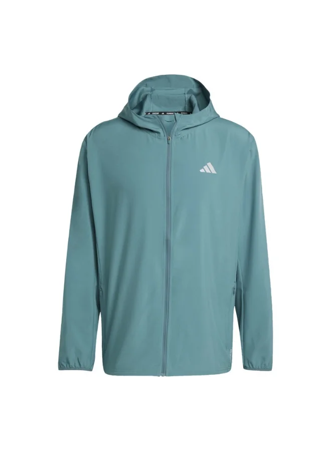 Adidas Adidas Run It Jacket M Green Running Jackets For Men