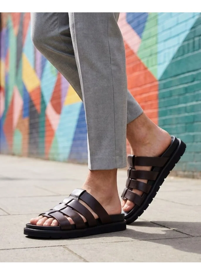 Steve Madden Ankaraa Brown Men's Casual Sandals