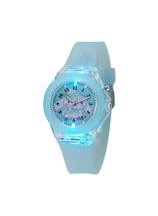Kids Smartwatches Watch Bracelet Luminous with 3D Cartoon Silicone Children Toddler Wrist Watch Bangle Little Child Toys for Girls Kids Blue  - Image 1