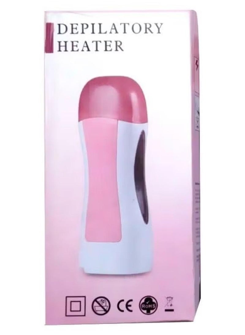 ORiTi مجموعة سخان الشمع لإزالة الشعر باللون الوردي/الأبيض - Image 1