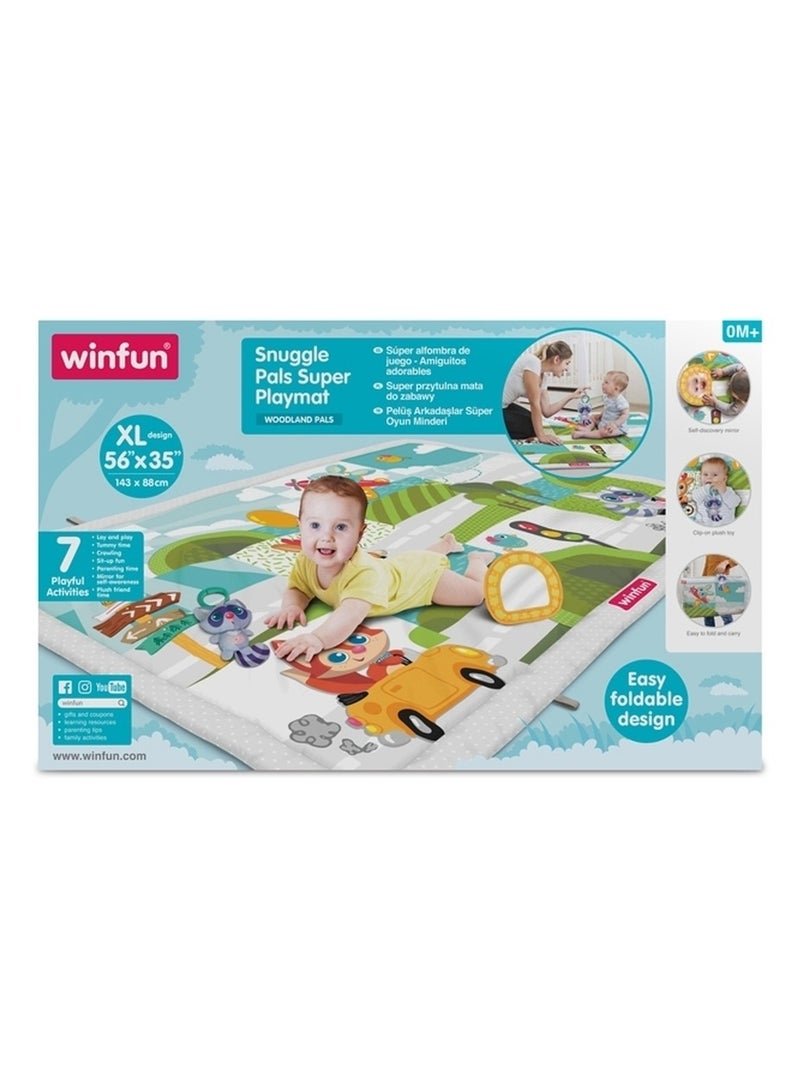 WinFun - Snuggle Pals Super Playmat - 710015 - Image 1
