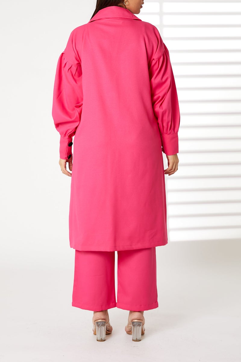 Moistreet Barbie Crepe Trench Coat Set - Image 3
