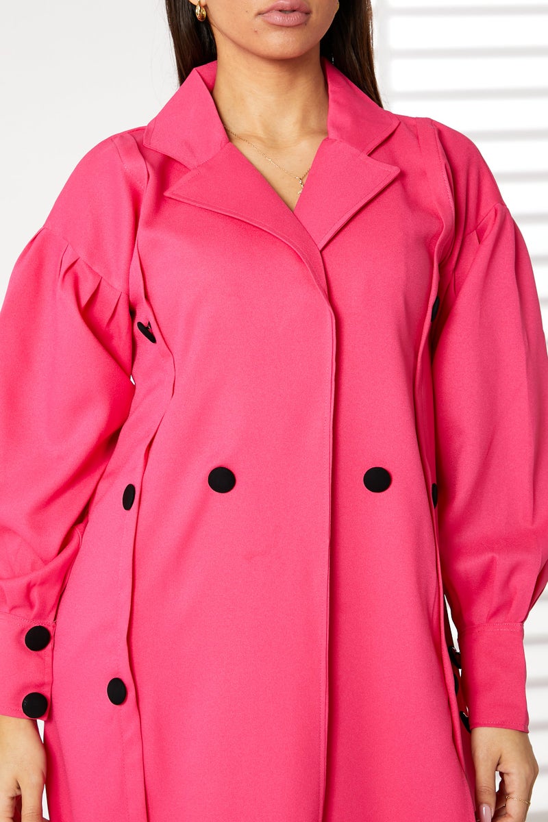 Moistreet Barbie Crepe Trench Coat Set - Image 4