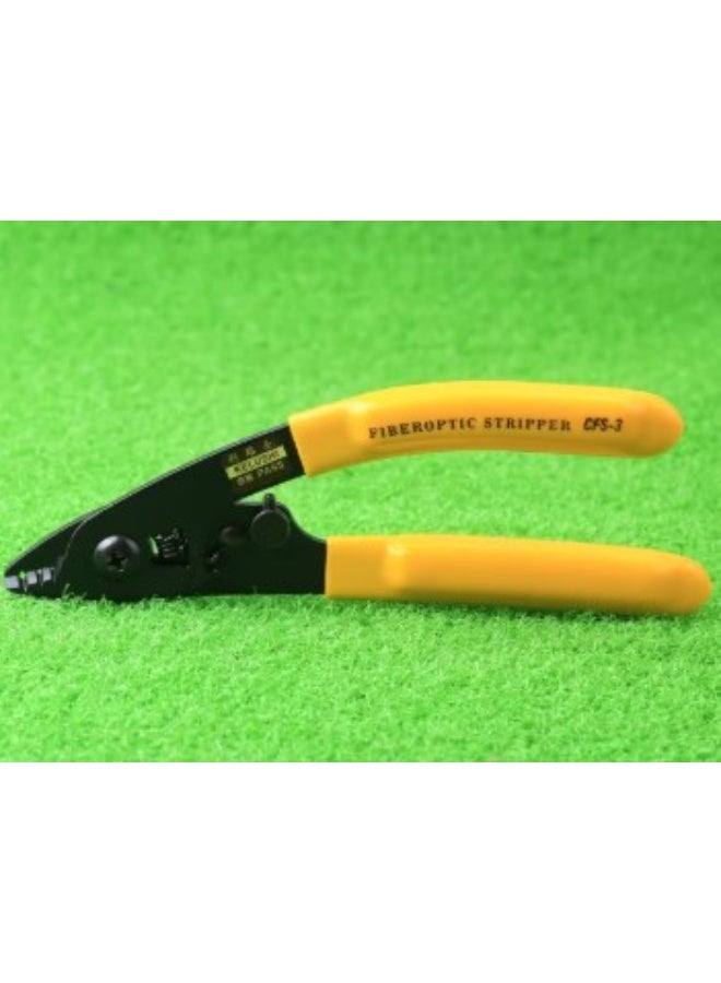 Terabyte Fiber Optic Stripper Three Hole Pigtail Pliers Upgraded For Stripping 125 M 250 M Fiber Coating Cfs-3 - Image 3