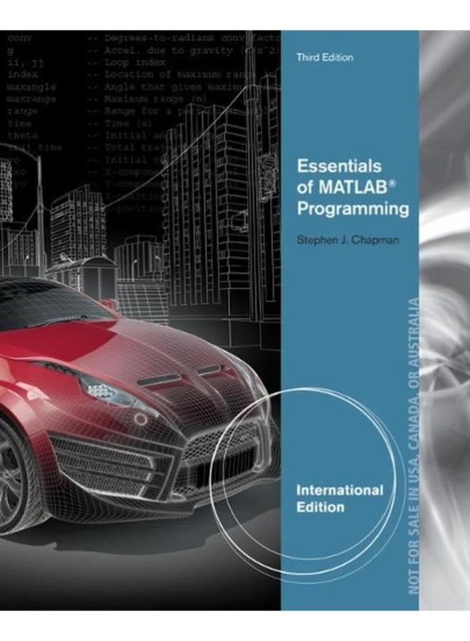 Essentials of MATLAB® Programming, International Edition