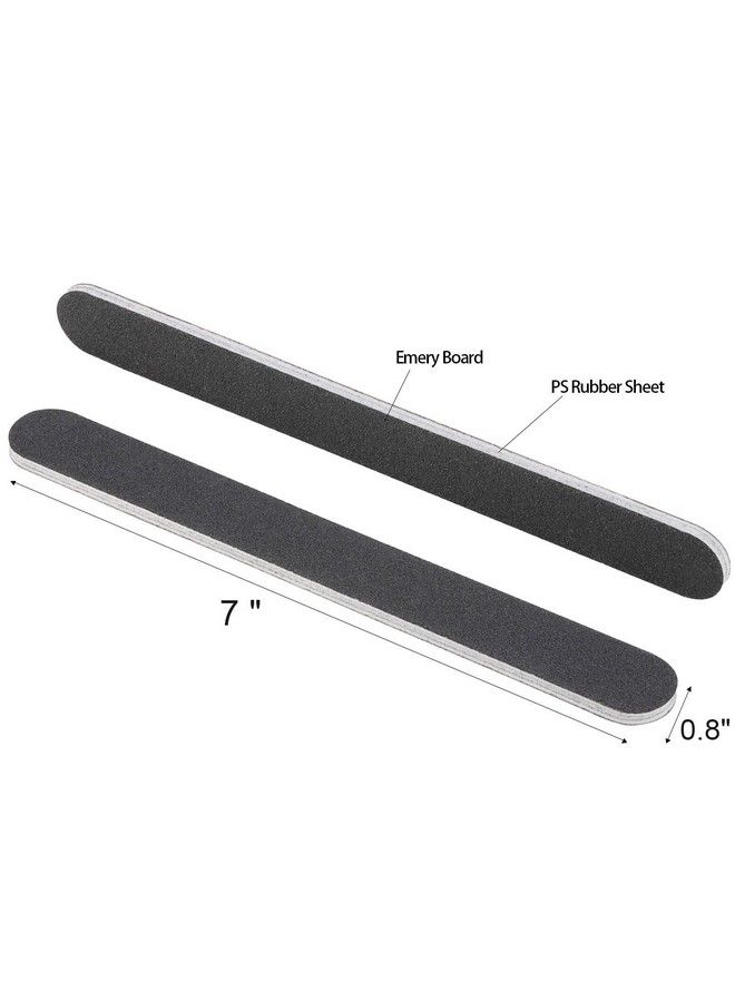 Tbestmax 50 Pcs Nail Files For Acrylic Nails 100/180 Grit Double Sides Fingernail Files Professional Manicure Tools For Home Salon - Image 3