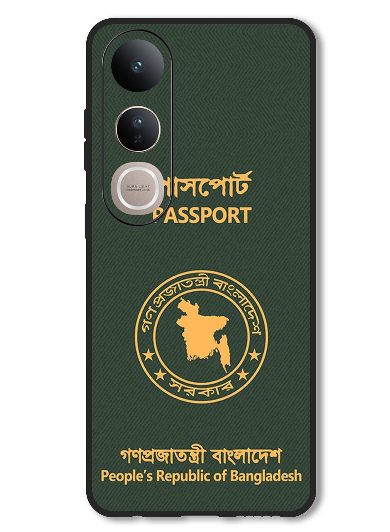 Theodor Case Compatible with Vivo V50 Lite Protection Shockproof Bumper Cover Bangladesh Passport - Image 1