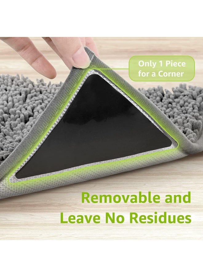 Relex 16Pcs Grippers for Rugs, Double Sided Non Slip Rug Pads for Hardwood Floors and Tiles ,Reusable and Washable Rug Tape for Area Rugs, Dual Sided Adhesive Rug Pad Gripper - Image 2