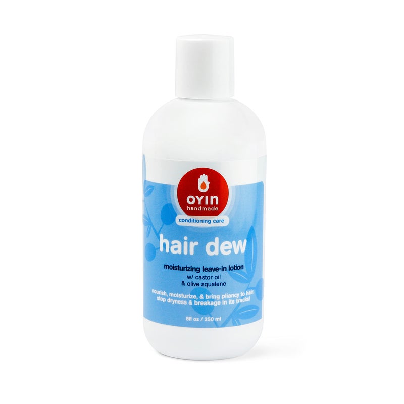 Oyin Handmade Hair Dew Daily Quenching Hair Lotion with Castor Oil and Olive Squalane, 8 oz - Image 1