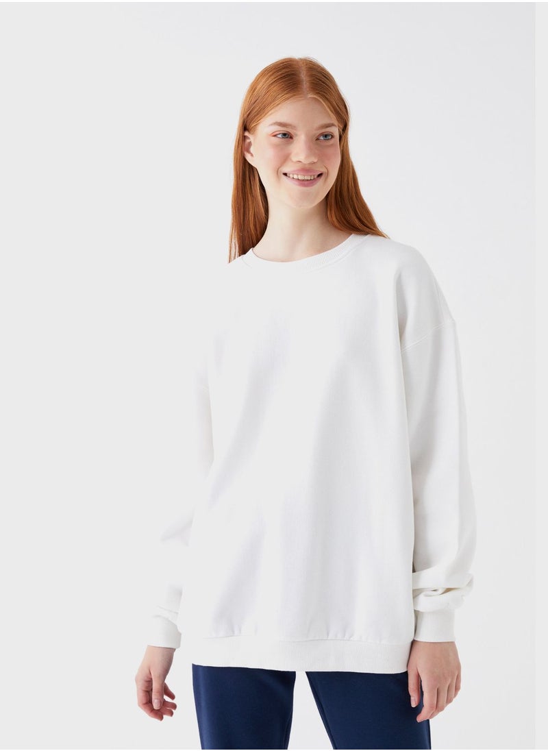 LC WAIKIKI Round Neck Oversized Sweatshirt  - Image 1
