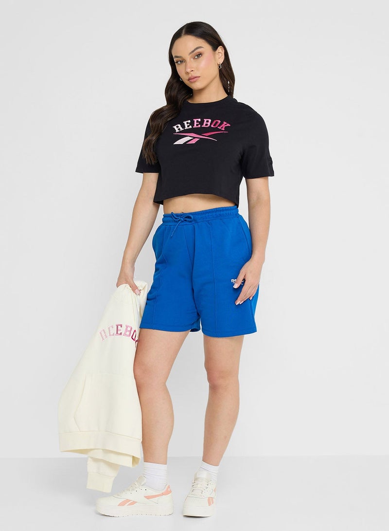 Reebok Iris 2 Crew Neck Cropped T-Shirt - Image 4