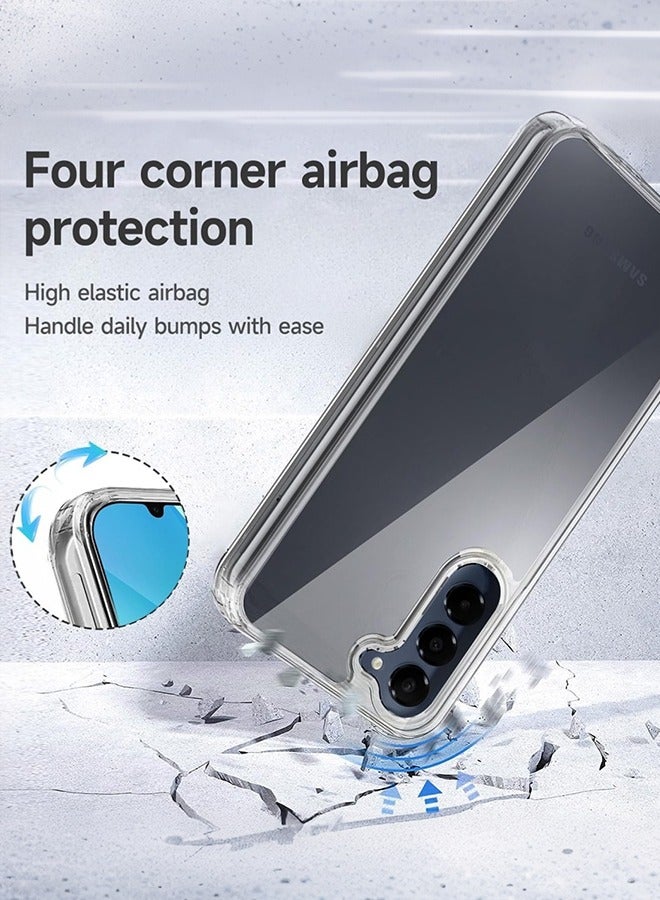 Tersely 5 in 1 2 Pack Tempered Glass Screen Protector for Samsung Galaxy A16 5G, 2 Pack Lens Protector, with Ultra Slim Clear Case, Premium Film, Shockproof, Case-Friendly, 9H Hardness - Image 3