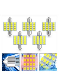 Excefore Led Car Bulb, 8pcs Super Bright White Double Tip 2835 31mm 16SMD Led Car Lights Bulb for Car Interior Dome Map Trunk Light  - Image 3