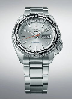 Seiko New 5 Sports Automatic Silver Dial Men's Watch - SRPK09K1  - Image 2