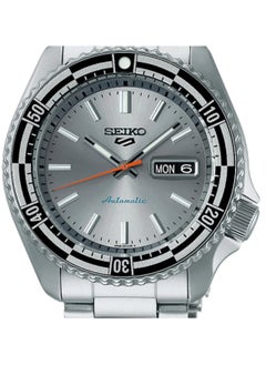 Seiko New 5 Sports Automatic Silver Dial Men's Watch - SRPK09K1  - Image 3