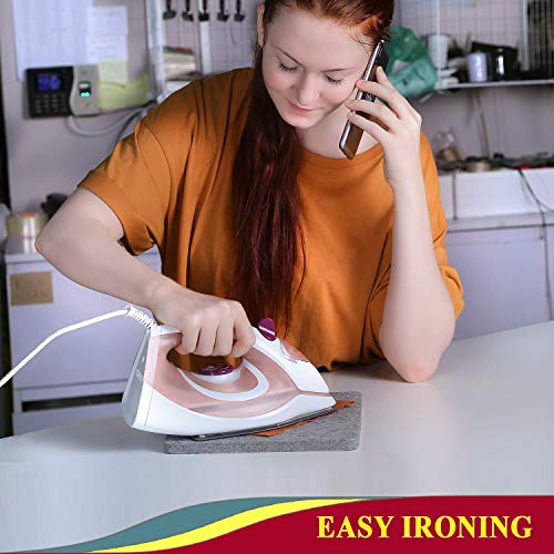 SAVINA Wool Pressing Mat - 9" x 9" Quilting Ironing Pad - 100% New Zealand Felted Wool Iron Board for Quilters, Great for Quilting & Sewing Projects by Savina - Image 4