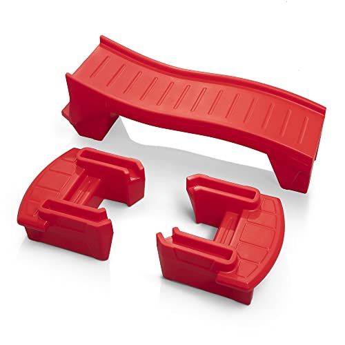 Step2 Farther Faster Coaster Track Expansion Pack Extra 3 Feet Kids Ride On Toy Roller Coaster Track Push Car IndoorOutdoor Playset Made of Durable Plastic For Toddlers 25 Years Old - Image 1