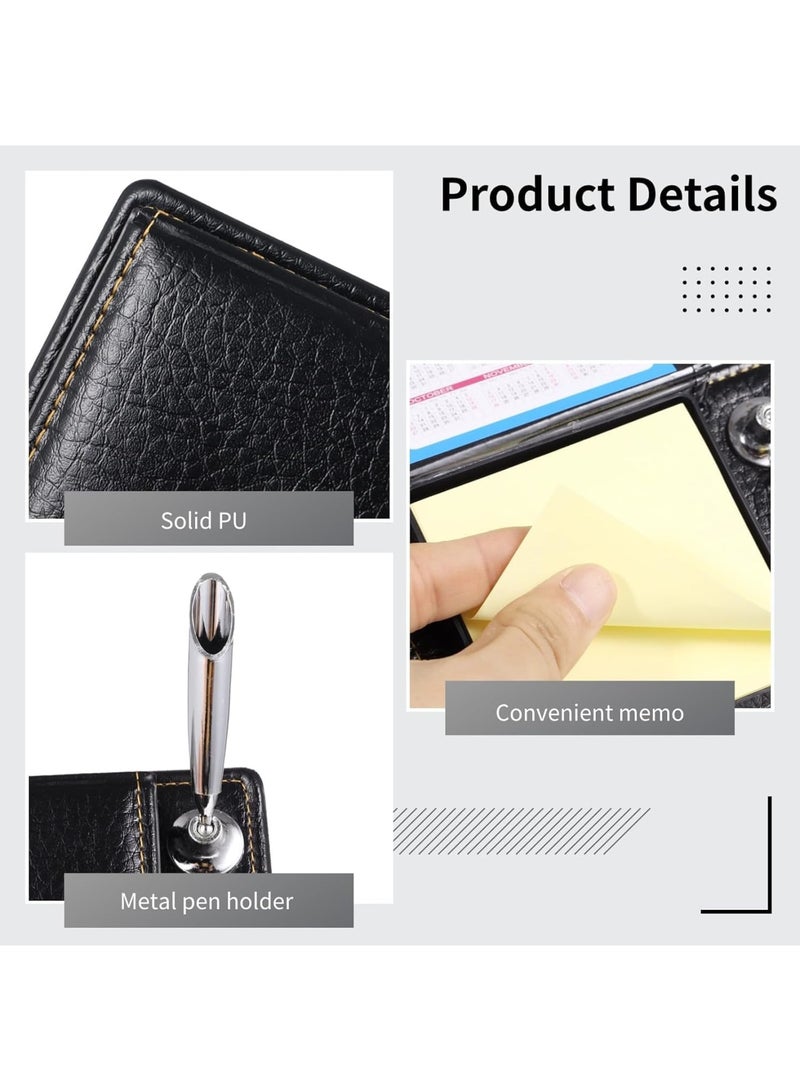 Luckam 5-Pcs Sticky Note Holder Set, Appreciation Gifts with PU Leather Box, Memo and Pen Holder for Office Desk, Thank You Present for Coworkers, Employees, Teachers, Nurses, Staff Recognition Awards - Image 3