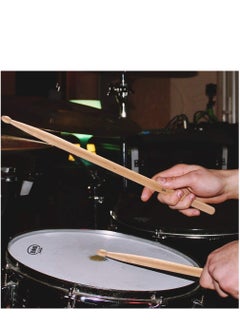 Generic 5A Drumsticks 3 Pair Drum Sticks Classic Maple Wood Drumsticks Wood Tip Drumstick for Students and Adults (with Bag)  - Image 4