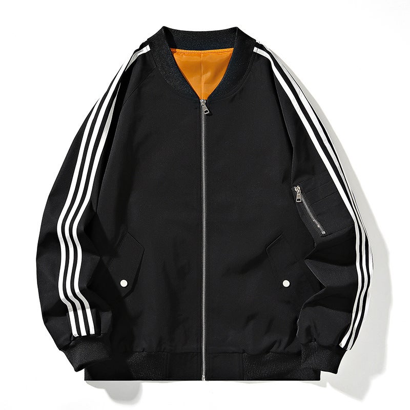 Jacket Men'S Sports Casual Men'S Fashion Brand Baseball Suit Autumn Couple Loose Collar - Image 1