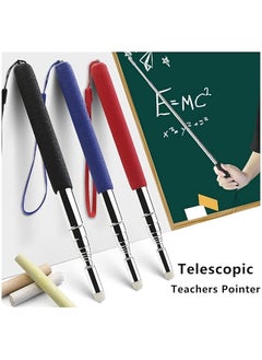 erorex 2 Pack Teacher Pointer Stick: Telescopic Retractable Stick With Lanyard For Classroom And Office Use  - Image 5