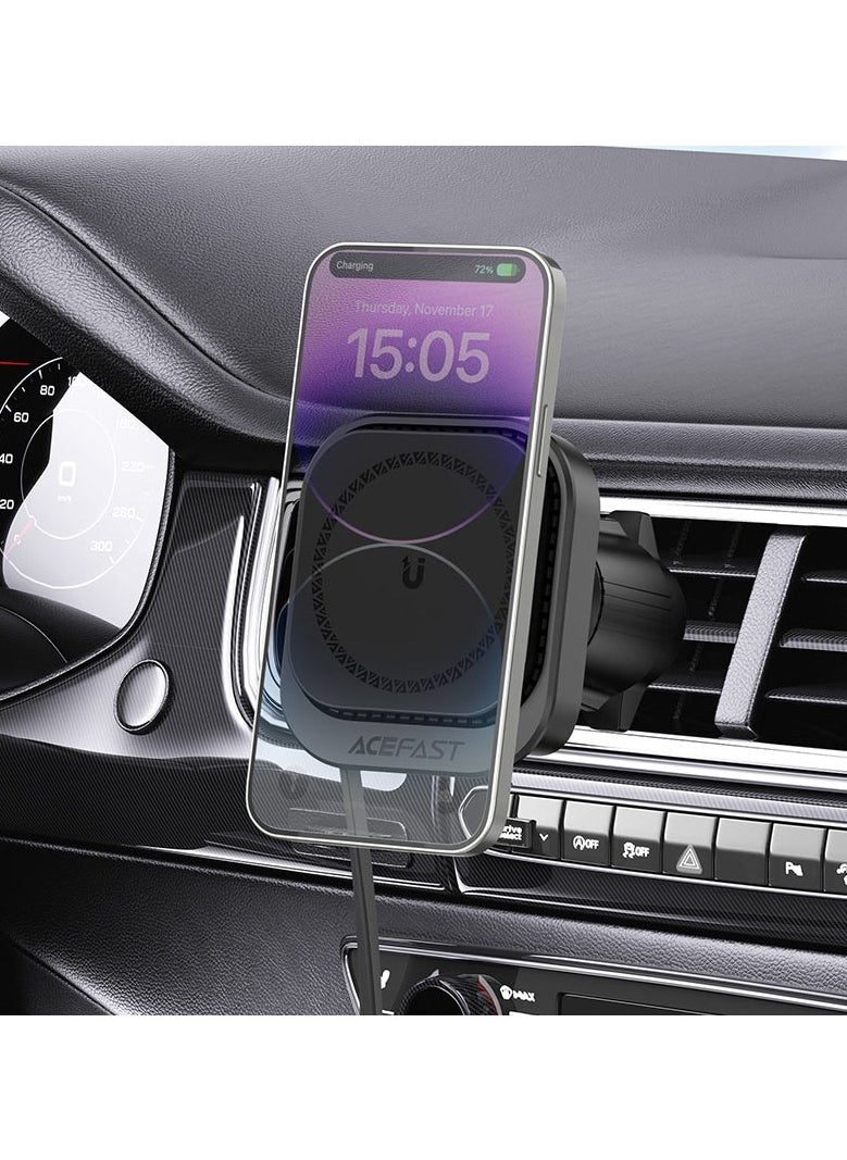 ACEFAST - ACEFAST D32 Magnetic Wireless Charging Holder with Retractable Cable - Image 1