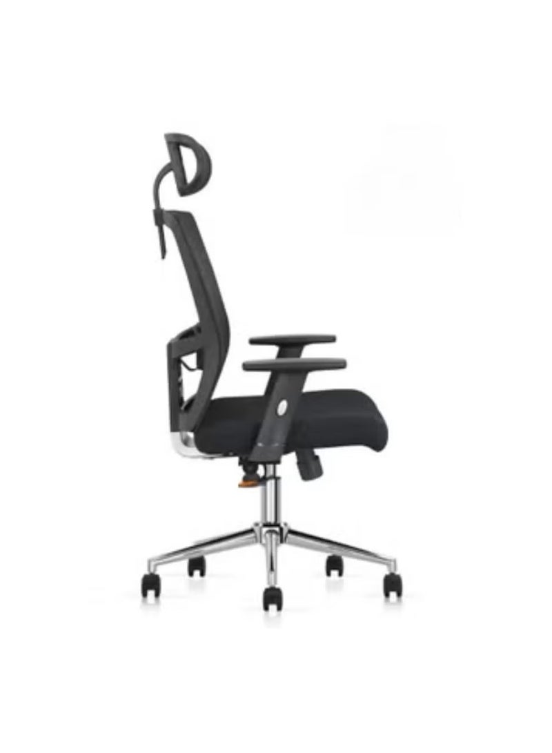 Generic Premium Office Chair Ergonomic Designed Desk Chair Super Comfortable Mid Back Adjustable Arm Wide Seat Mesh Chair hydraulic Back  - Image 3