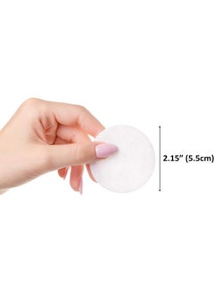 Cliganic Premium Cotton Rounds (100 Count), Makeup Remover Pads, Hypoallergenic, Lint-Free, 100% Pure Cotton  - Image 3
