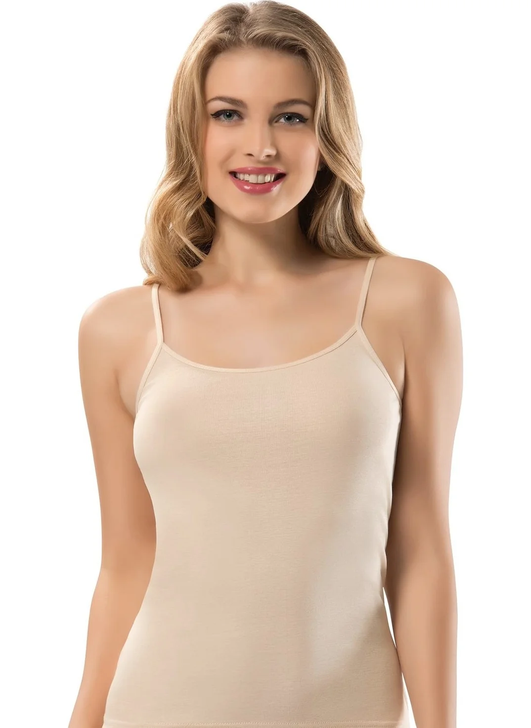 Erdem 6-Piece 2153 Women's Rope Suspender Lycra Undershirt