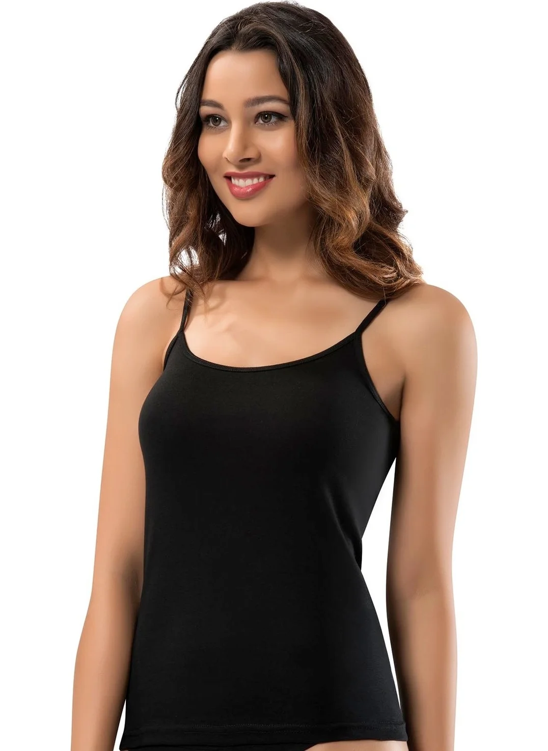 Erdem 6-Piece 2153 Women's Rope Suspender Lycra Undershirt