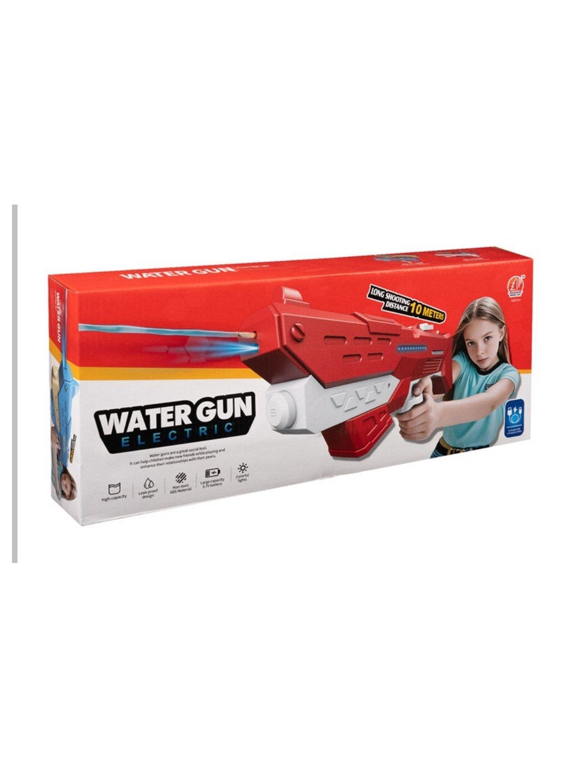 مسدسات مياه كهربائية للبالغين والأطفال - مسدس رش كهربائي لمسافات طويلة ، جهاز امتصاص الماء الفائق، ألعاب إطلاق النار في الهواء الطلق على الشاطئ - Image 2