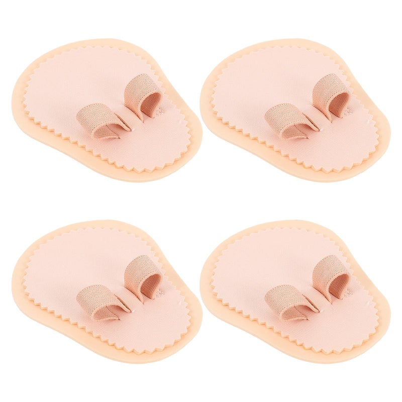 4 Pcs Adjustable Toe Separator Bunion Corrector Pads Elastic Valgus Straightener For Overlapping Toes Relief Unisex Foot Orthotic - Image 2
