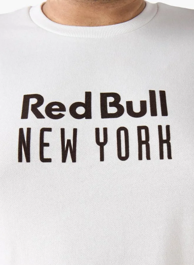 Maxim  Men Regular Fit Round Neck Short Sleeve Red Bull New York Print T shirt for Men | Best Price UAE