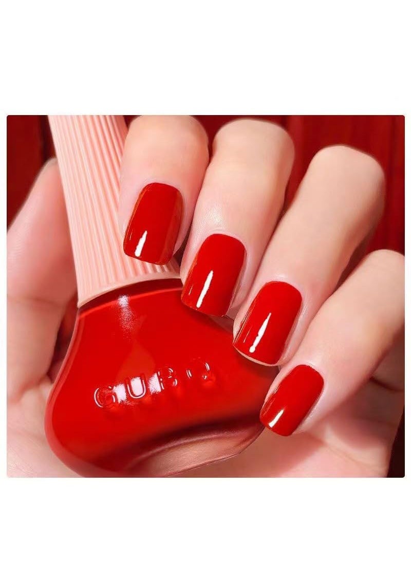 MAJOR DIJIT Major Dijit Quick Dry Nail Polish Rose Red Summer Nail Lacquer for Nail Art Regular Nail Polish 0.41 fl oz. 