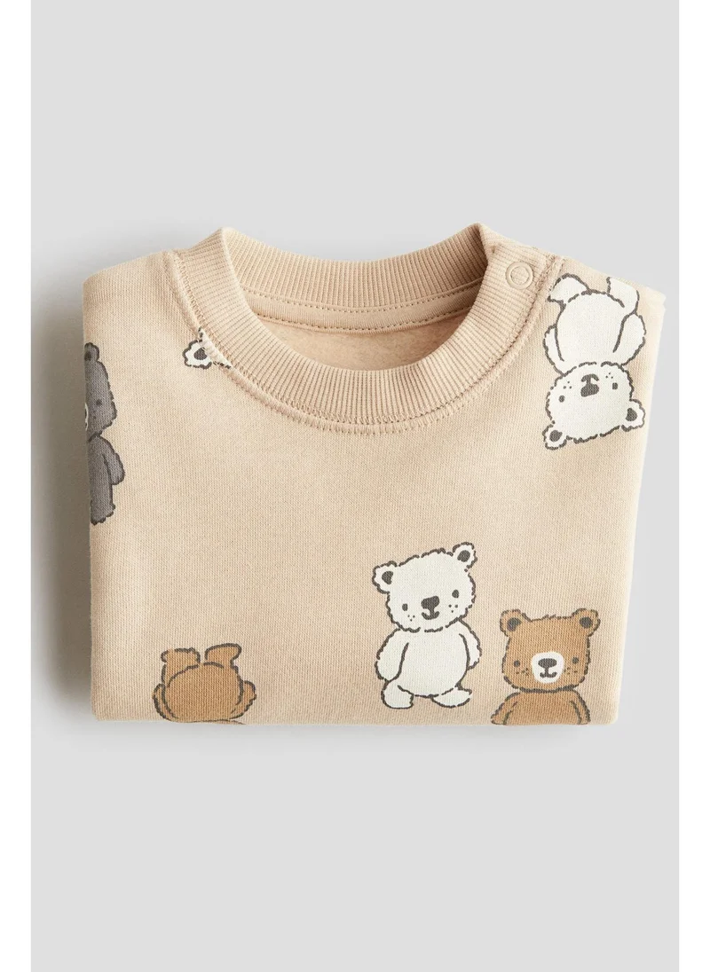 اتش اند ام Printed sweatshirt