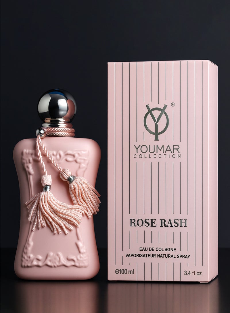 يومار عطر روش راش رقم 0010 الفاخر للنساء 100 مل | عطر نسائي يدوم طويلاً برائحة الورد والزهور والفواكه المنعشة | أفضل هدية لها - Image 3