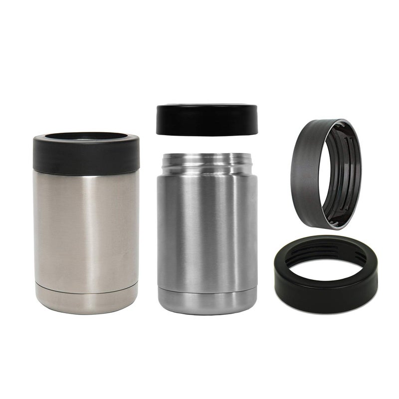 Gteller 12 oz Tumbler, Double Wall Stainless Steel Insulated Can Cooler, Beer Bottle Holder - Image 3
