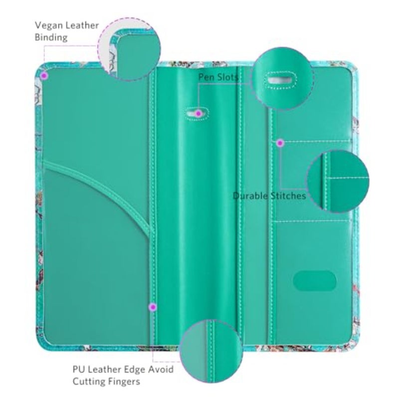 Car Registration and Insurance Holder - Vehicle Glove Box Car Organizer, Auto Truck Comparment Accessories Case with Magnetic Closure for Driver License, Cards - Image 2