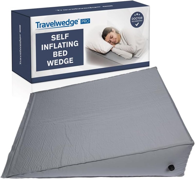 Travelwedge Self-Inflating Bed Wedge Pillow - Image 1