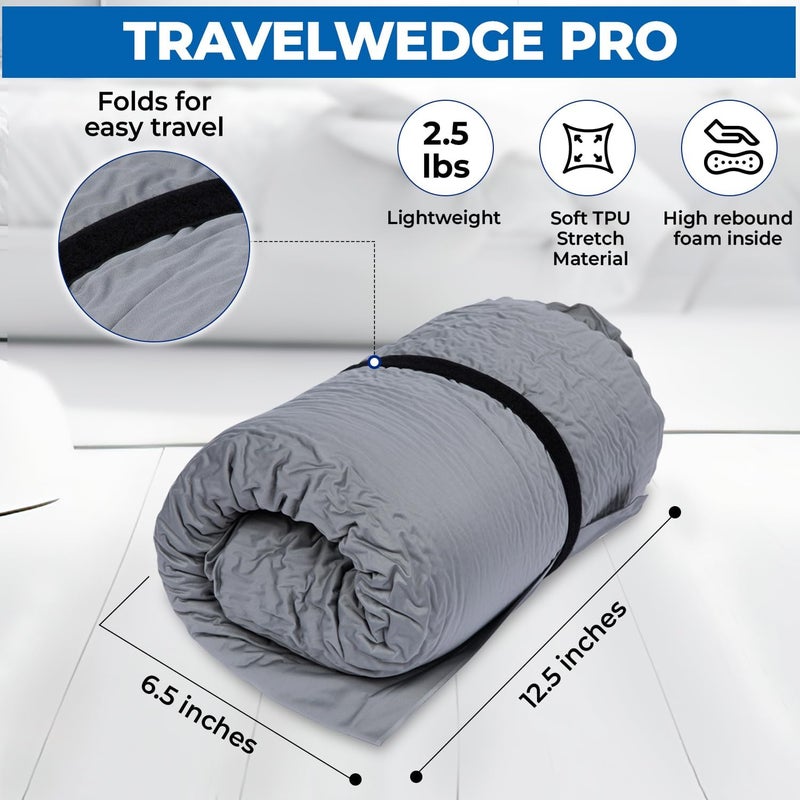 Travelwedge Self-Inflating Bed Wedge Pillow - Image 2