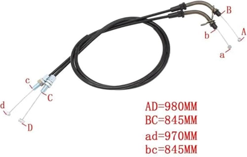 Vuzmode Motorcycle Throttle Cable for GSXR600 GSXR750 - Image 2