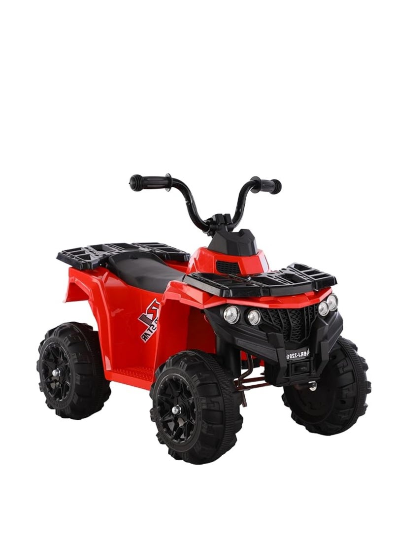 PENG GENERAL 4 Wheeler for Kids Quad, 6V5 AMP Battery Operated Electric Motorbike, Toddler Ride on 4 Wheeler Electric Car for Kids Age 3-7 Red  - Image 1