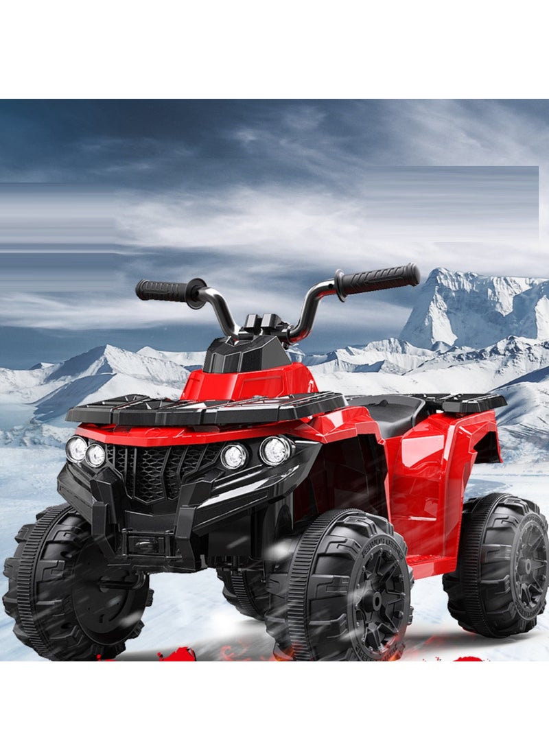 PENG GENERAL 4 Wheeler for Kids Quad, 6V5 AMP Battery Operated Electric Motorbike, Toddler Ride on 4 Wheeler Electric Car for Kids Age 3-7 Red  - Image 4