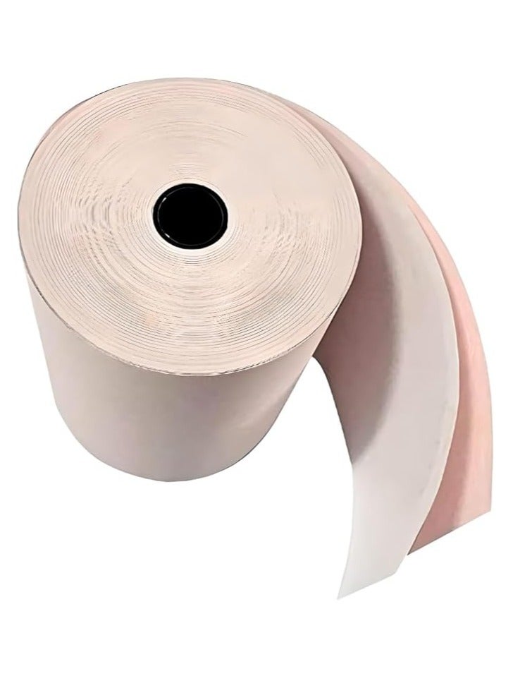 Terabyte لفات فواتير طابعة المطبخ EPOS من ورق ممتاز مكونة من طبقتين مقاس 76 × 76 مم - خالية من الكربون - (علبة تحتوي على 20 لفة) - مكونة من طبقتين، غير حرارية - Image 3