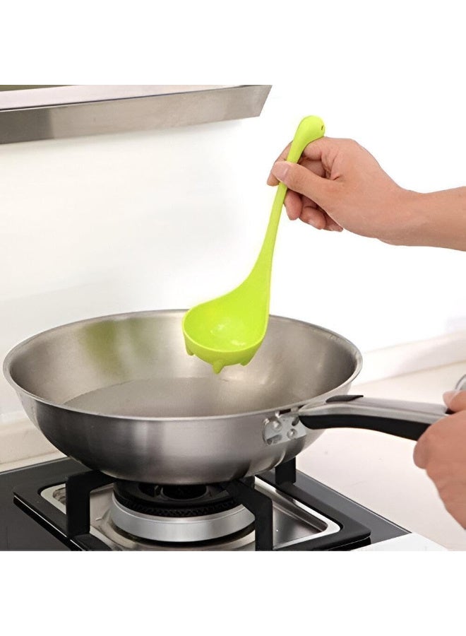 مغرفه علي شكل وزه بمقبض طويل واقدام مستقيمه تسمح لها بان تكون واقفه علي السطح - قطعه واحده - متعددة الالوان - Image 2