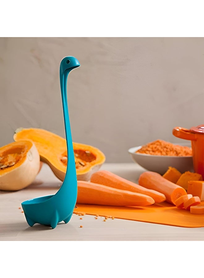 مغرفه علي شكل وزه بمقبض طويل واقدام مستقيمه تسمح لها بان تكون واقفه علي السطح - قطعه واحده - متعددة الالوان - Image 3