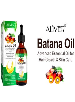 Batana Oil for Hair Growth 60ml | 100% Natural Raw , Aliver Batana Oil for Hair Growth |Advanced Essential Aliver Batana Oil for Thin Hair Repair Damaged Hair Nourishes Thin Hair Scalp Skin & Hair Growth - pzsku/Z5E54F14A170A389DFAE7Z/45/_/1740919299/5be5dce0-0b5b-4e70-9887-a5582250f4ff