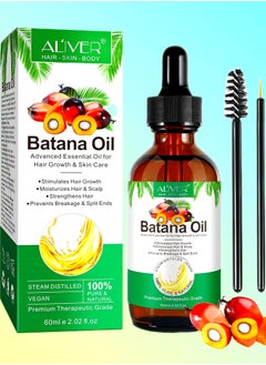 Batana Oil for Hair Growth 60ml | 100% Natural Raw , Aliver Batana Oil for Hair Growth |Advanced Essential Aliver Batana Oil for Thin Hair Repair Damaged Hair Nourishes Thin Hair Scalp Skin & Hair Growth - pzsku/Z5E54F14A170A389DFAE7Z/45/_/1740919651/31fac27a-e14f-41ba-b93f-75fdb8af0197